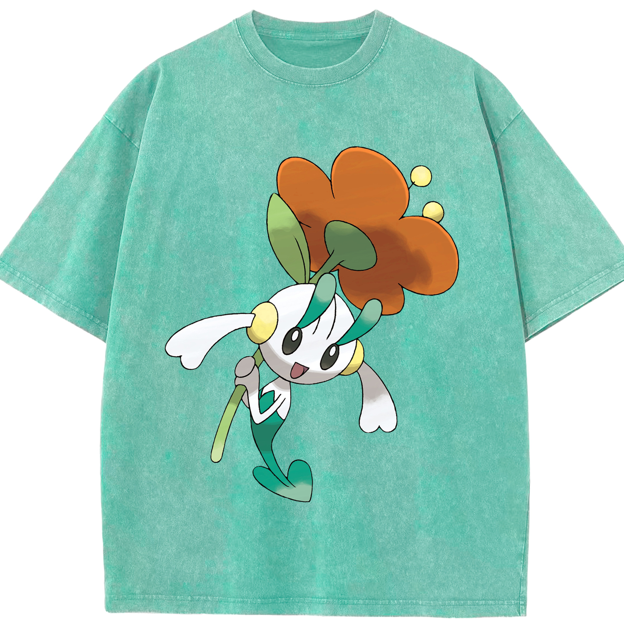 （画像用） ポケットモンスター Pokémon 綿100% ヴィンテージ風 半袖Tシャツ（フロントプリント）